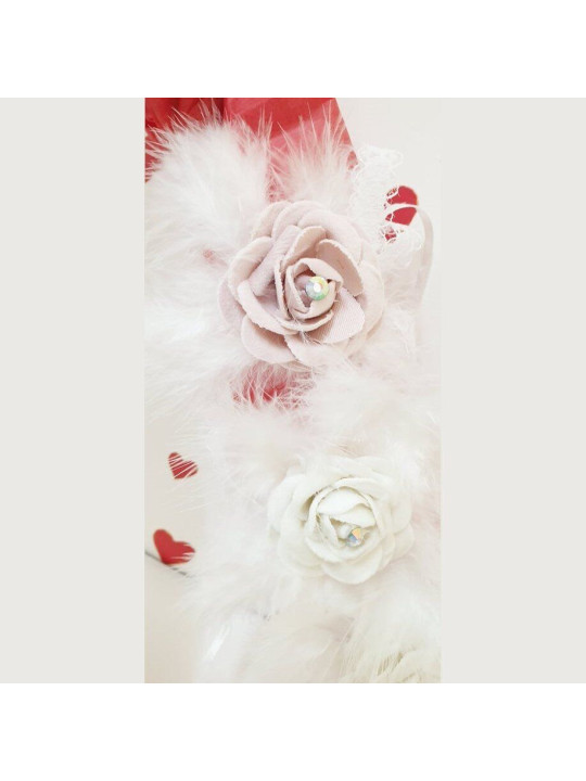 Βραχιόλι Bachelorette Νύφης με λουλούδι MXF2136
