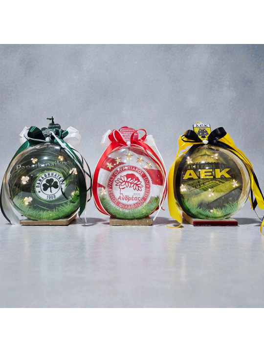 Φωτιζόμενη Μπάλα  με όνομα την Ομάδα σου & Μήνυμα Αγίου Βαλεντίνου GP30