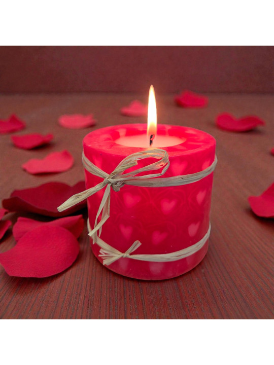 Χειροποίητο Κερί Αγάπης με Μπρελόκ «Σ’ αγαπώ»  BDAY2606