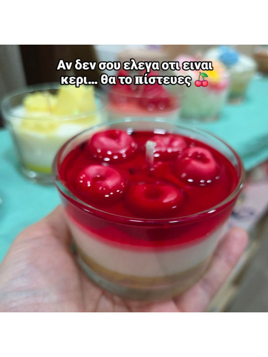 Κερί Σόγιας Cherry Cheesecake CS2601