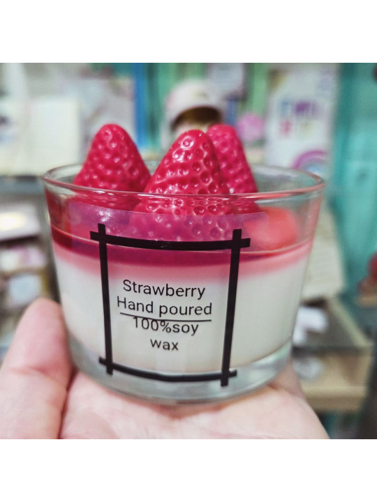 Κερί Σόγιας Strawberry Delight CS2606