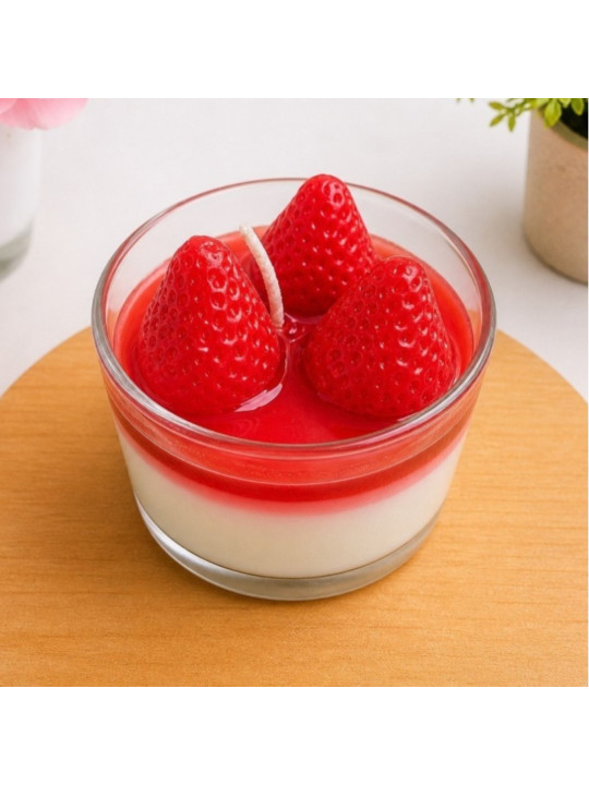 Κερί Σόγιας Strawberry Delight CS2606
