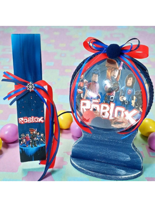 Φωτιζόμενο Πασχαλινό Σετ Roblox με Λαμπάδα LM2602