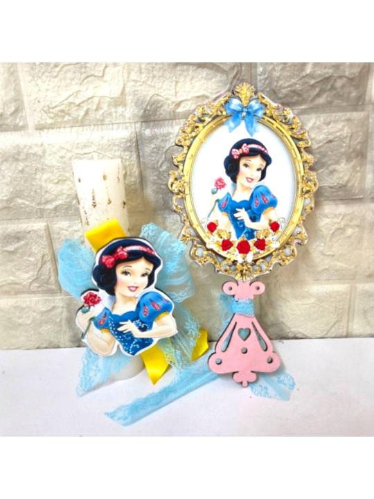 Σετ Πασχαλινή Λαμπάδα Πριγκίπισσα Χιονάτη με Φωτιζόμενο Μπουντουάρ και Αληθινό Καθρέφτη. LM2613 Σετ Πασχαλινή Λαμπάδα Πριγκίπισσα Χιονάτη με Φωτιζόμενο Μπουντουάρ και Αληθινό Καθρέφτη. LM2613