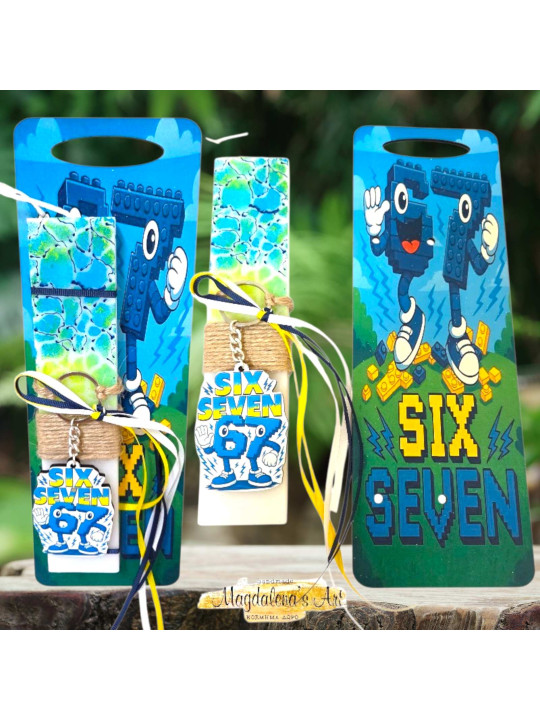 Πασχαλινή Λαμπάδα SixSeven με Καδράκι Πλάτη & Μπρελόκ LM2621