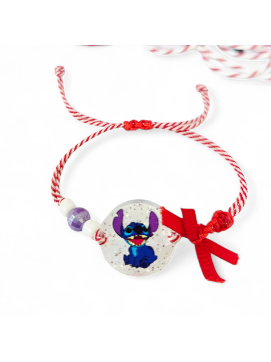 Βραχιόλι Μάρτης stitch ,Στιτς plexiglass  MRT2601