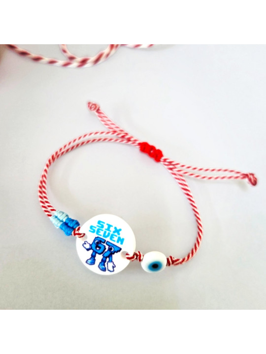 Βραχιόλι Μάρτης six seven plexiglass MRT2606 Βραχιόλι Μάρτης six seven plexiglass MRT2606