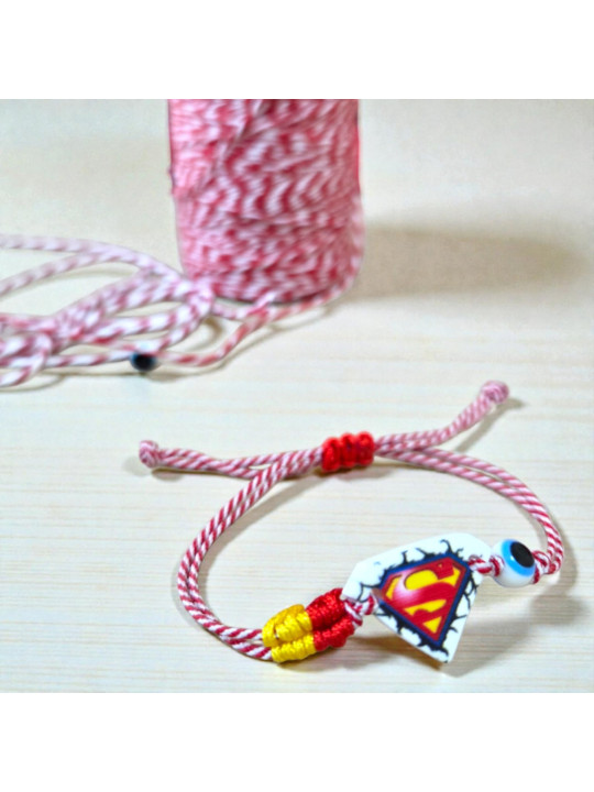 Βραχιόλι Μάρτης superman plexiglass MRT2607