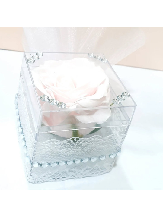 Μπομπονιέρα κουτάκι plexiglass SB2509