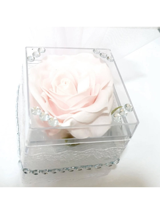 Μπομπονιέρα κουτάκι plexiglass SB2509